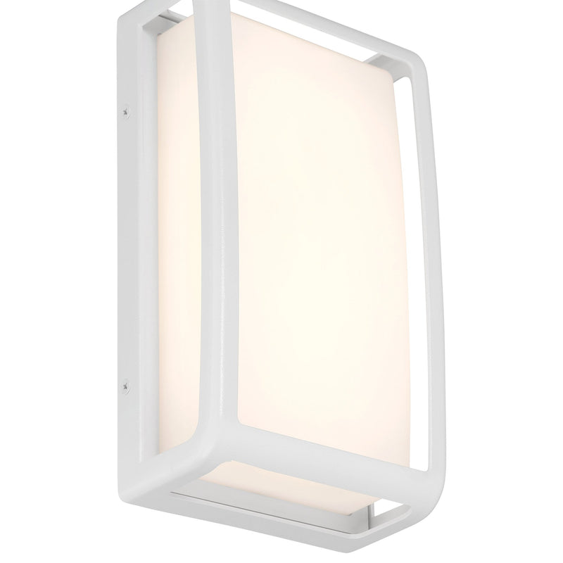 Montana LED Outdoor Wall Sconce in White