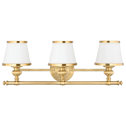Milton 3-Light Bath Vanity Light in Flemish Brass