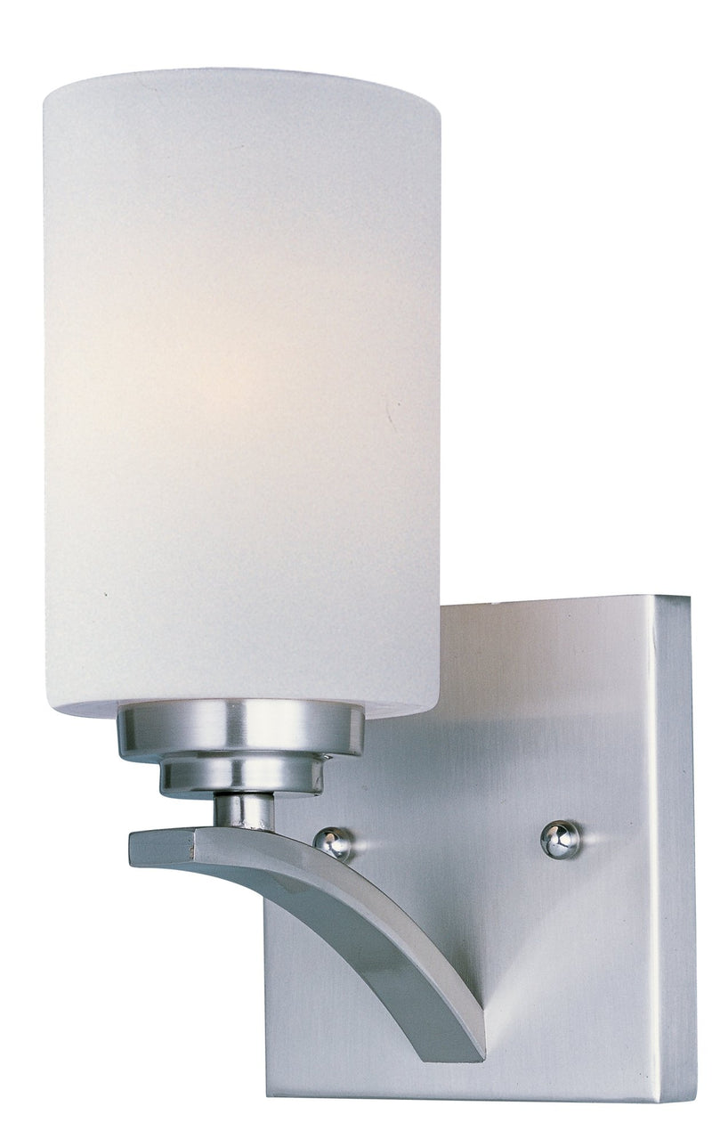 Deven 1 Light Wall Sconce in Satin Nickel
