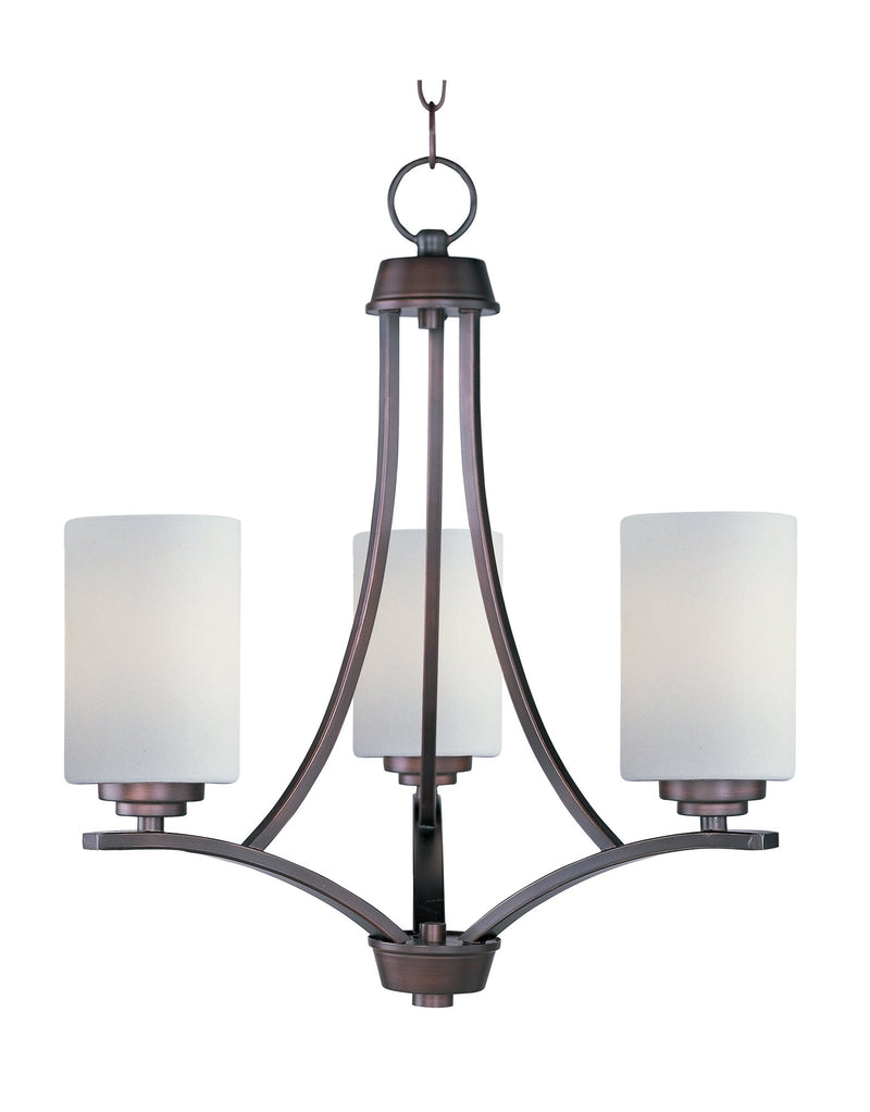 Deven 3 Light Chandelier in Oil Rubbed Bronze