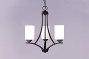 Deven 3 Light Chandelier in Oil Rubbed Bronze