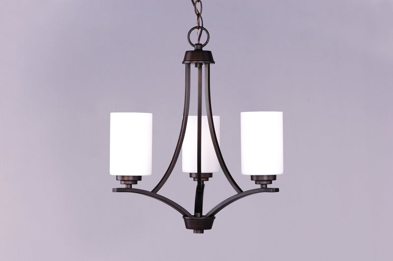Deven 3 Light Chandelier in Oil Rubbed Bronze