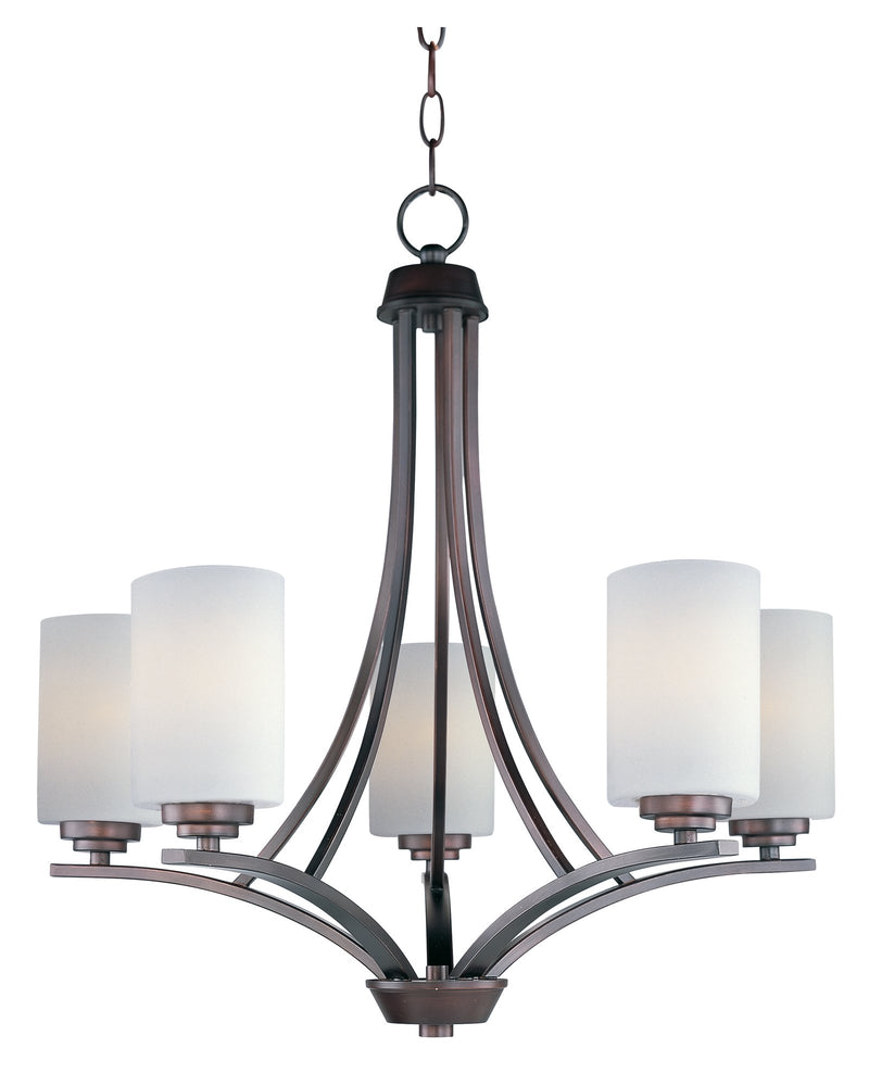 Deven 5 Light Chandelier in Oil Rubbed Bronze