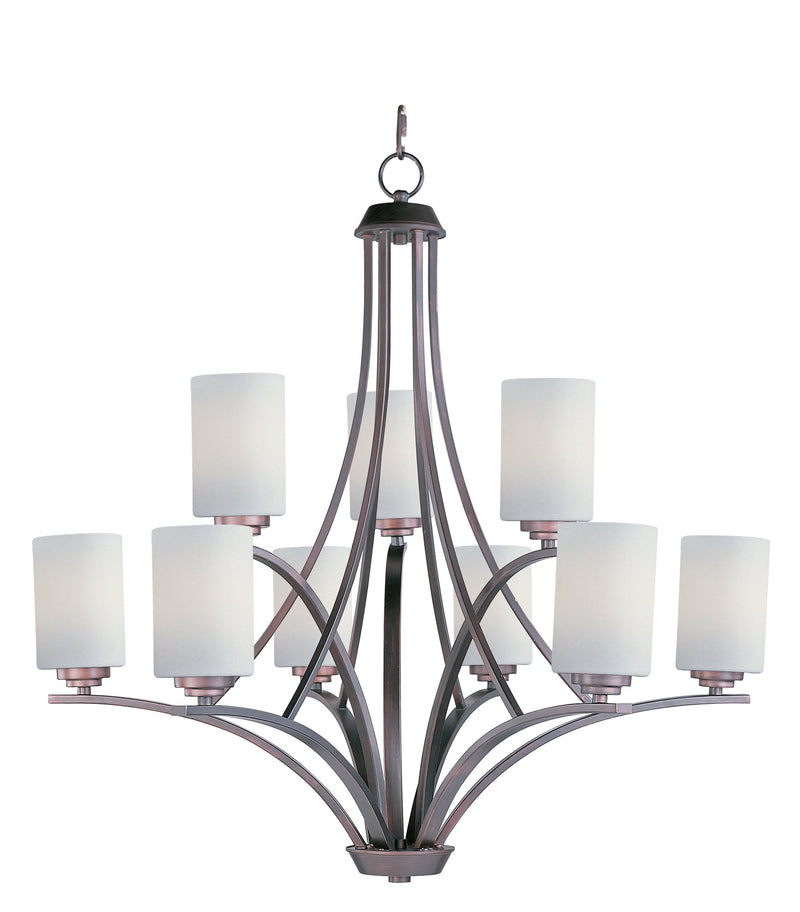 Deven 9 Light Chandelier in Oil Rubbed Bronze