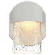 Mist LED Outdoor Wall Lantern in Satin