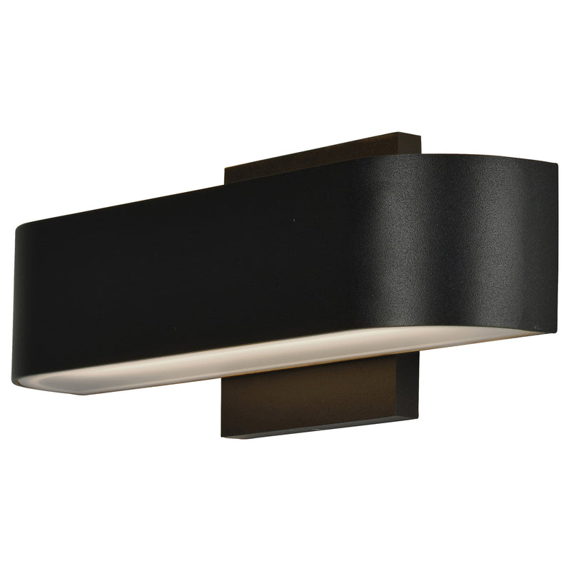 Montreal LED Outdoor Wall Sconce in Black