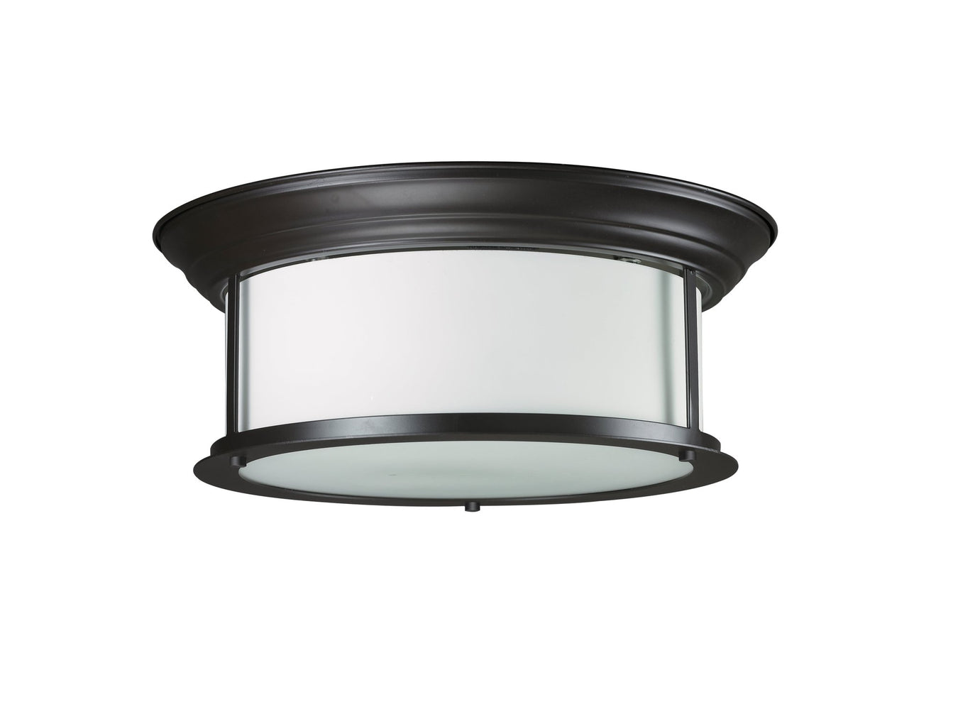 Sonna 3 Light 15.5" Flush Mount in Bronze