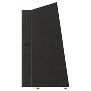 Edge Emergency Backup LED Outdoor Wall Sconce in Black