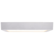 Ulko Square LED Outdoor Flush Mount in Silver