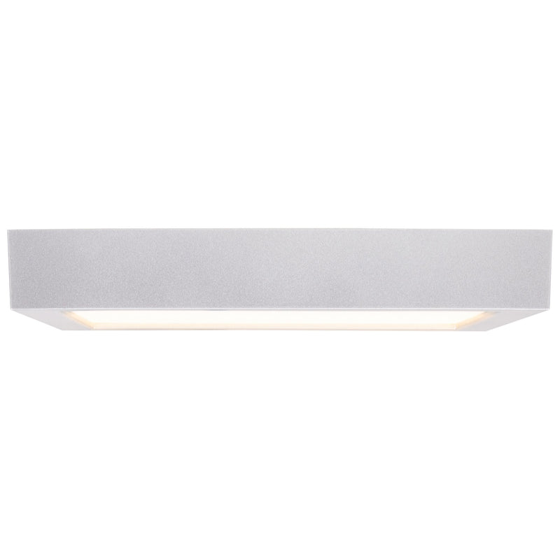 Ulko Square LED Outdoor Flush Mount in Silver