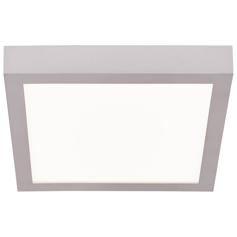 Ulko Square LED Outdoor Flush Mount in Silver