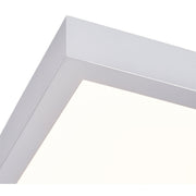 Ulko Square LED Outdoor Flush Mount in Silver