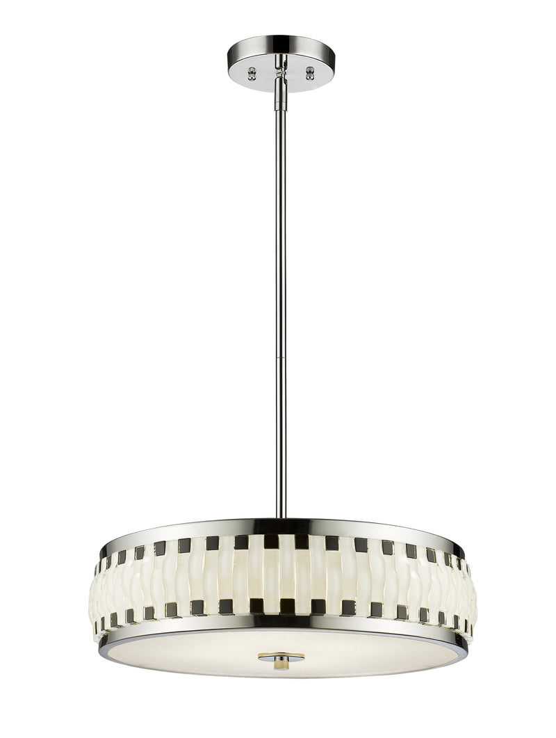 Sevier 4 Light 16" Pendant in Chrome