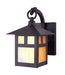Montclair Mission 1 Light Outdoor Wall Lantern in Bronze