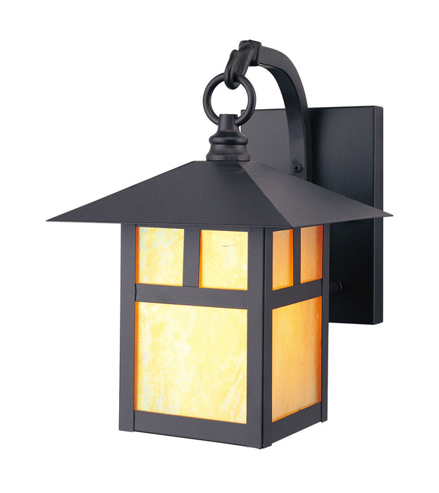 Montclair Mission 1 Light Outdoor Wall Lantern in Bronze