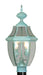 Monterey 2 Light Outdoor Post Lantern in Verdigris
