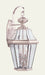 Georgetown 2 Light Outdoor Wall Lantern in Brushed Nickel