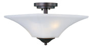 Aurora 2 Light Semi-Flush Mount in Oil Rubbed Bronze