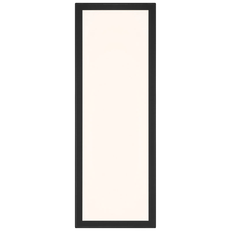 Geo 18" LED Outdoor Wall Sconce in Black