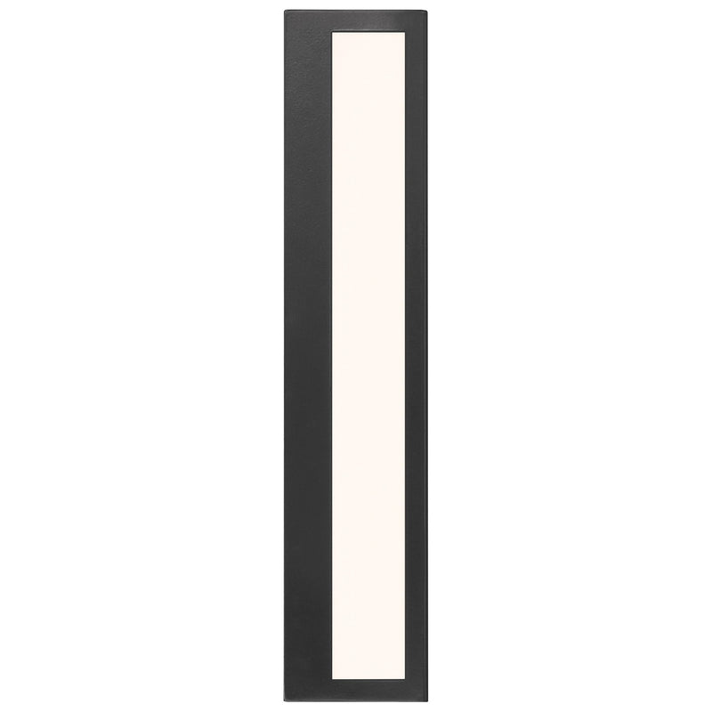 Geo 18" LED Outdoor Wall Sconce in Black