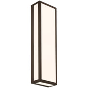 Geo 26" LED Outdoor Wall Sconce in Bronze
