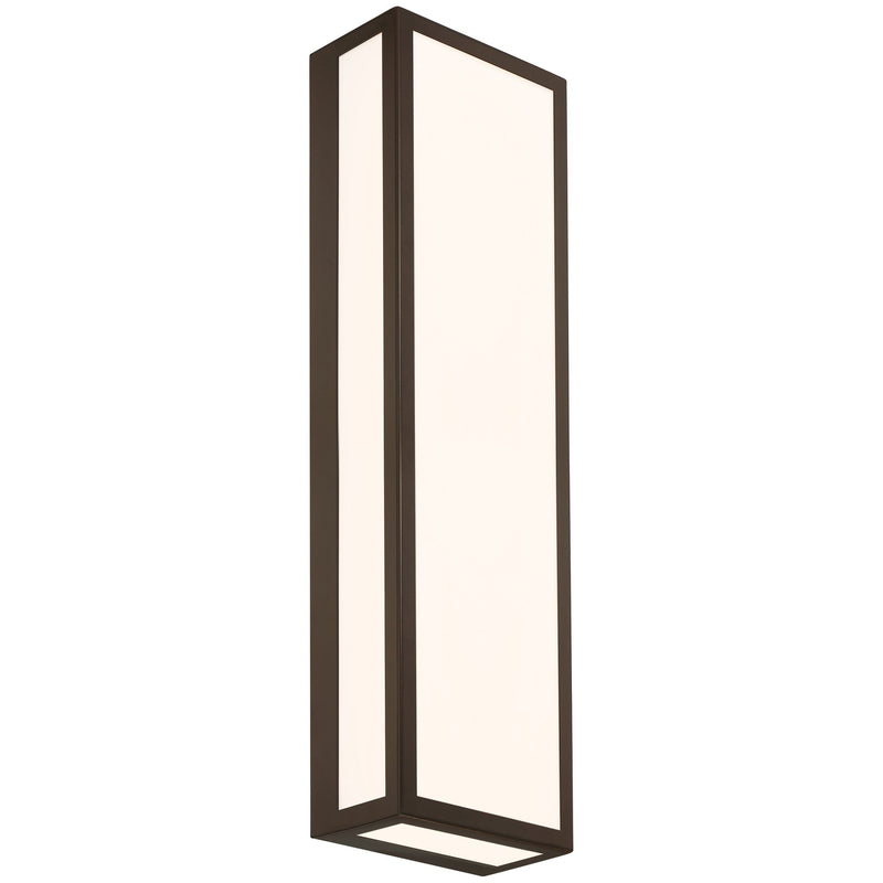 Geo 26" LED Outdoor Wall Sconce in Bronze
