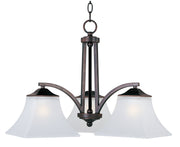 Aurora 3 Light Chandelier in Oil Rubbed Bronze