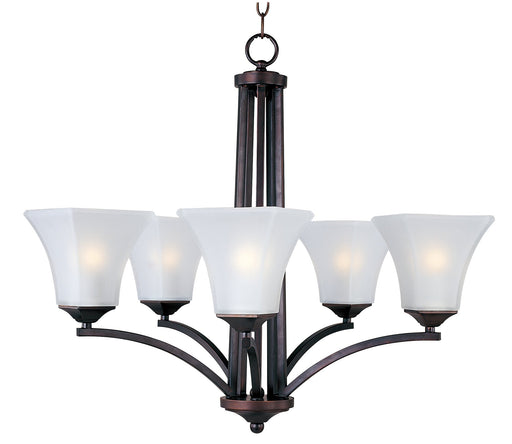 Aurora 5 Light Chandelier in Oil Rubbed Bronze