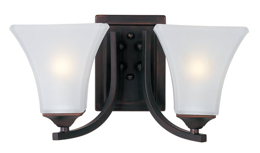 Aurora 2 Light Bath Vanity Light in Oil Rubbed Bronze