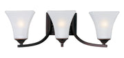 Aurora 3 Light Bath Vanity Light in Oil Rubbed Bronze