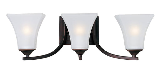 Aurora 3 Light Bath Vanity Light in Oil Rubbed Bronze