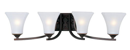 Aurora 4 Light Bath Vanity Light in Oil Rubbed Bronze