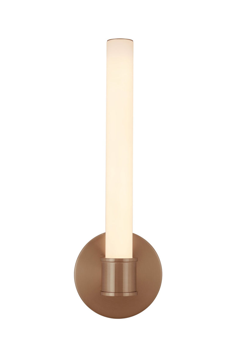 Alina 1 Light 4.75" LED Wall Sconce in Satin Brass