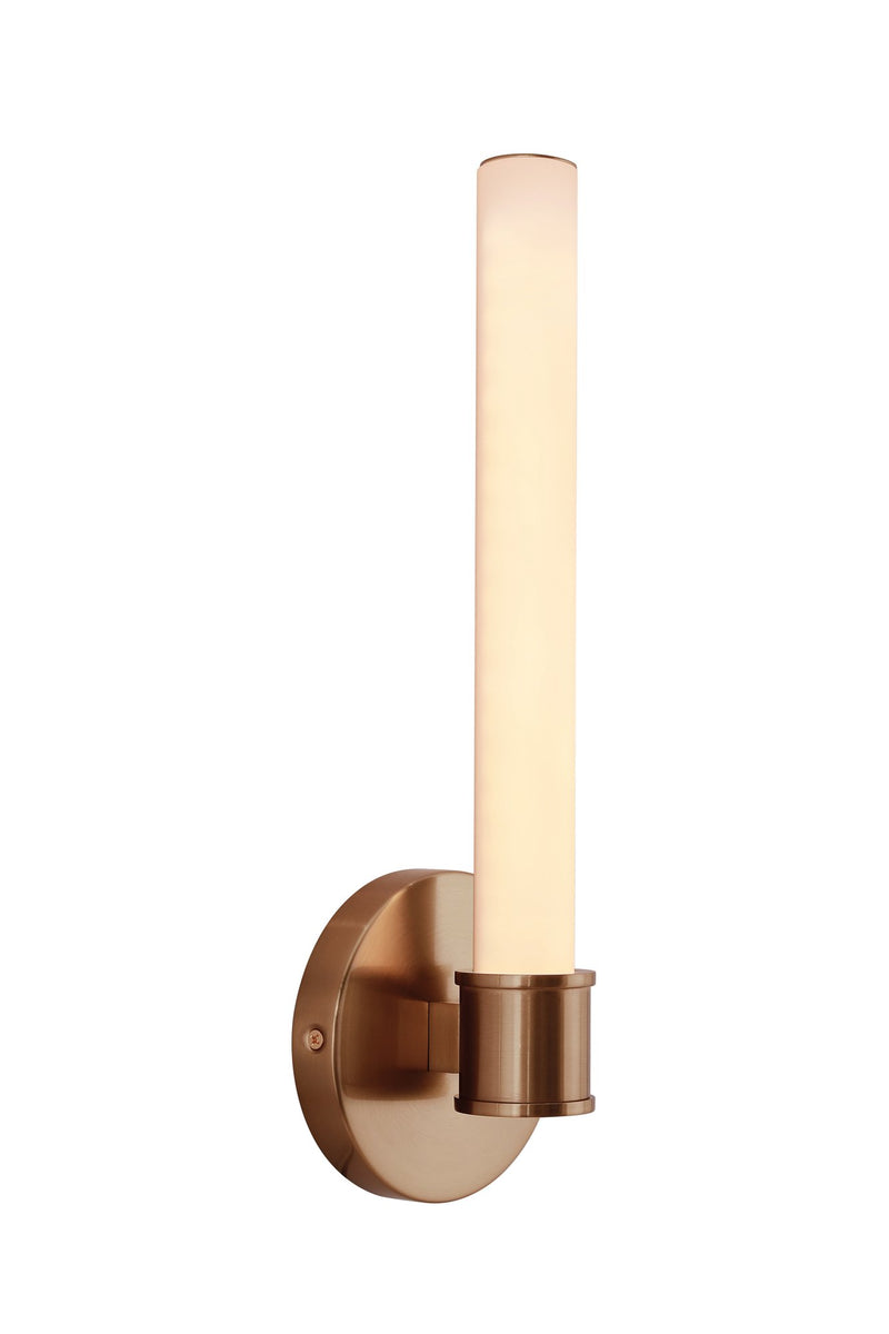 Alina 1 Light 4.75" LED Wall Sconce in Satin Brass