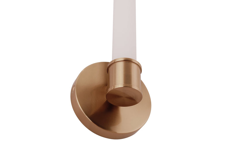 Alina 1 Light 4.75" LED Wall Sconce in Satin Brass