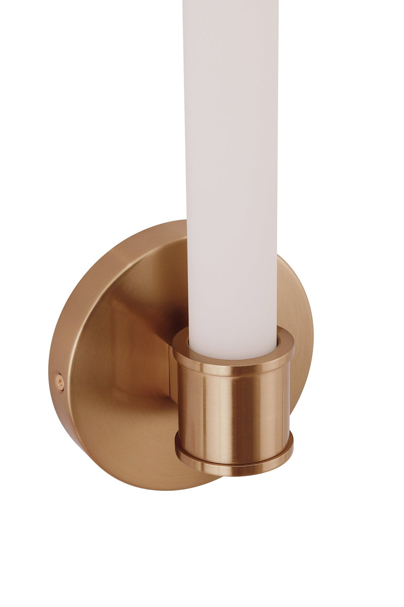 Alina 1 Light 4.75" LED Wall Sconce in Satin Brass