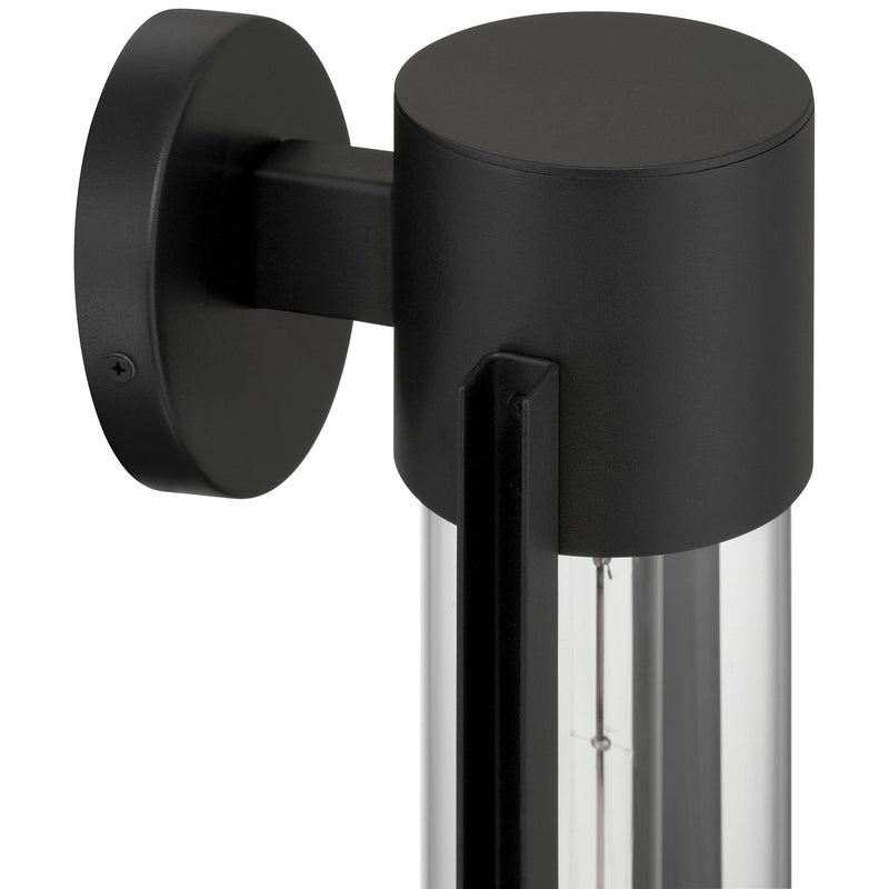 Coastal 12" LED Outdoor Wall Sconce in Black
