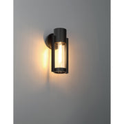Coastal 12" LED Outdoor Wall Sconce in Black