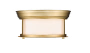 Sonna 2 Light Flush Mount in Heritage Brass