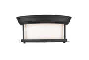 Sonna 2 Light Flush Mount in Matte Black