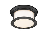 Sonna 2 Light Flush Mount in Matte Black