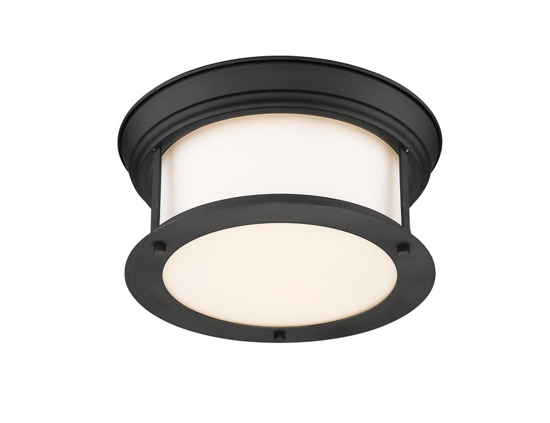 Sonna 2 Light Flush Mount in Matte Black