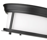 Sonna 2 Light Flush Mount in Matte Black