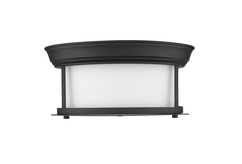 Sonna 2 Light Flush Mount in Matte Black