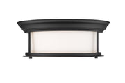 Sonna 2 Light 13.5" Flush Mount in Matte Black
