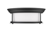 Sonna 2 Light 13.5" Flush Mount in Matte Black