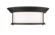Sonna 3 Light 15.5" Flush Mount in Matte Black