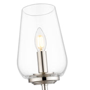 Dominique 1 Light 5.75" Wall Sconce in Polished Nickel