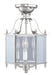 Livingston 3 Light Convertible Mini Pendant/Ceiling Mount in Brushed Nickel