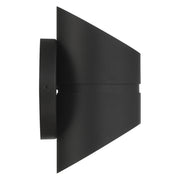 Marino 8" LED Outdoor Wall Sconce in Black
